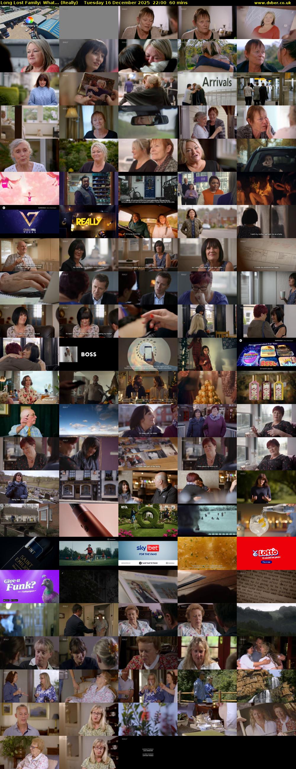 Long Lost Family: What... (Really) Tuesday 16 December 2025 22:00 - 23:00