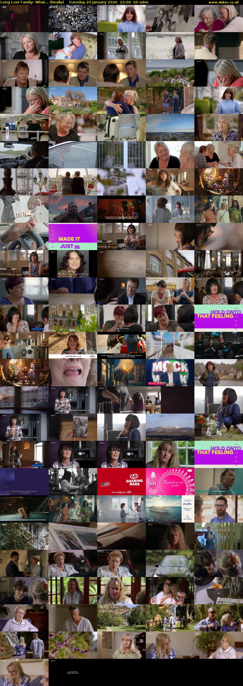 Long Lost Family: What... (Really) Tuesday 20 January 2026 22:00 - 23:00