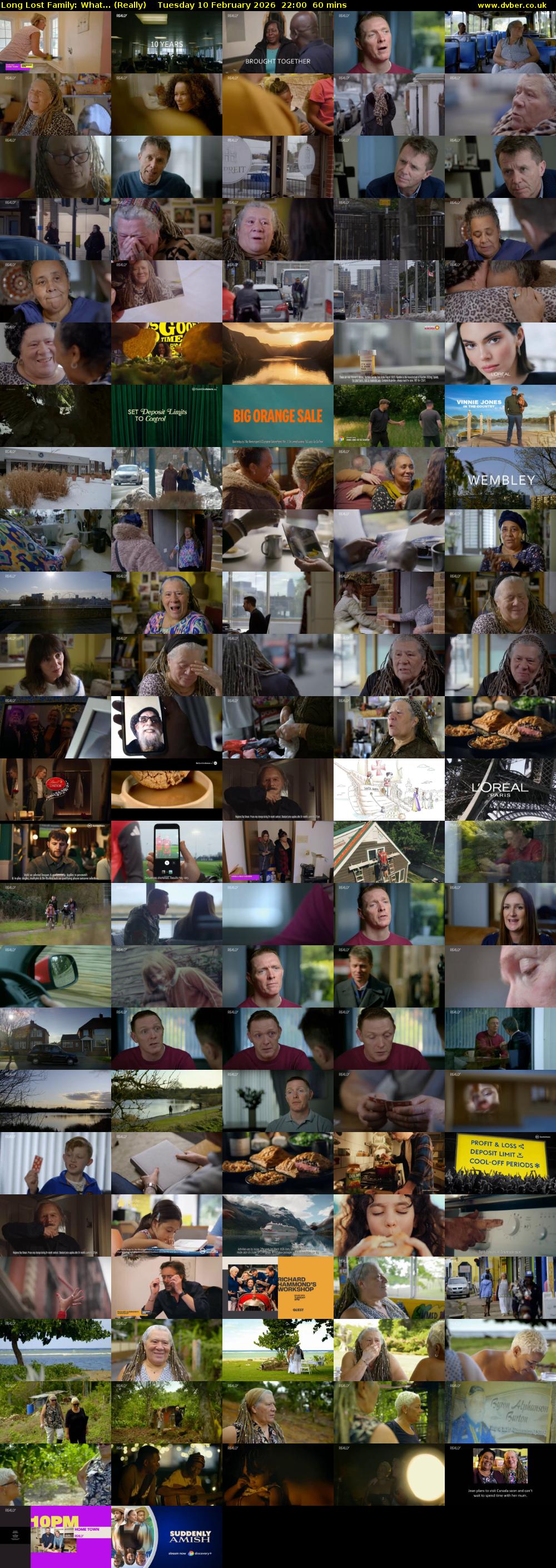 Long Lost Family: What... (Really) Tuesday 10 February 2026 22:00 - 23:00