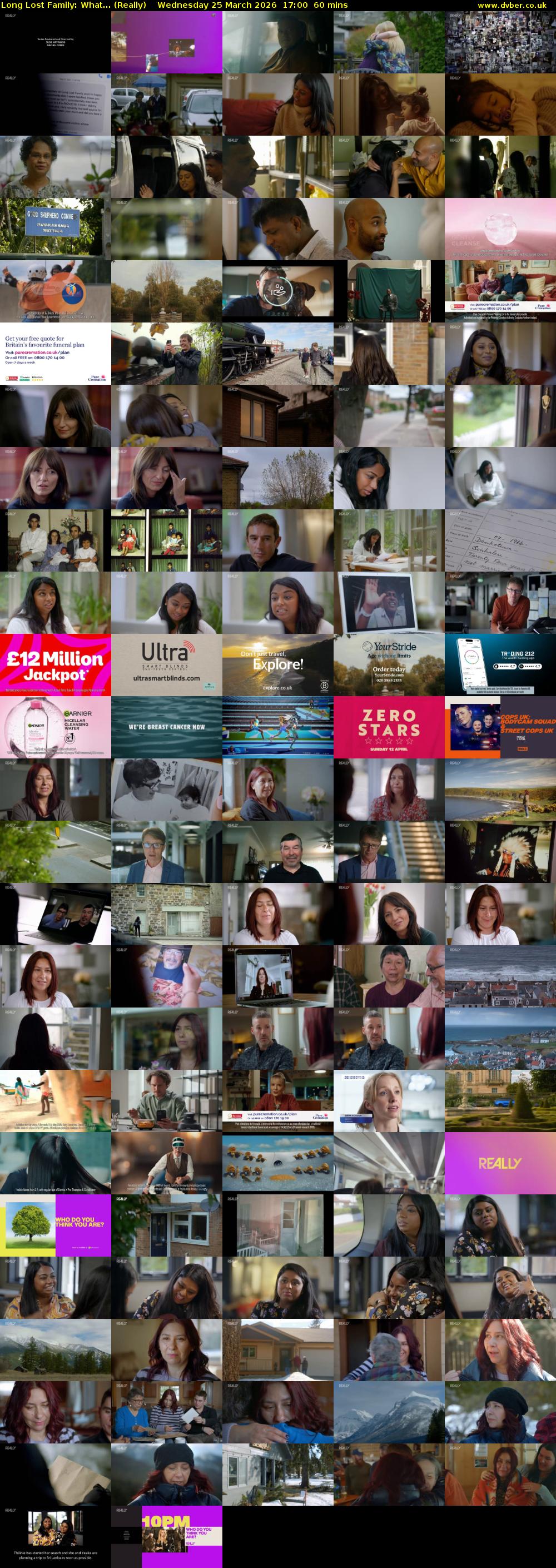 Long Lost Family: What... (Really) Wednesday 25 March 2026 17:00 - 18:00