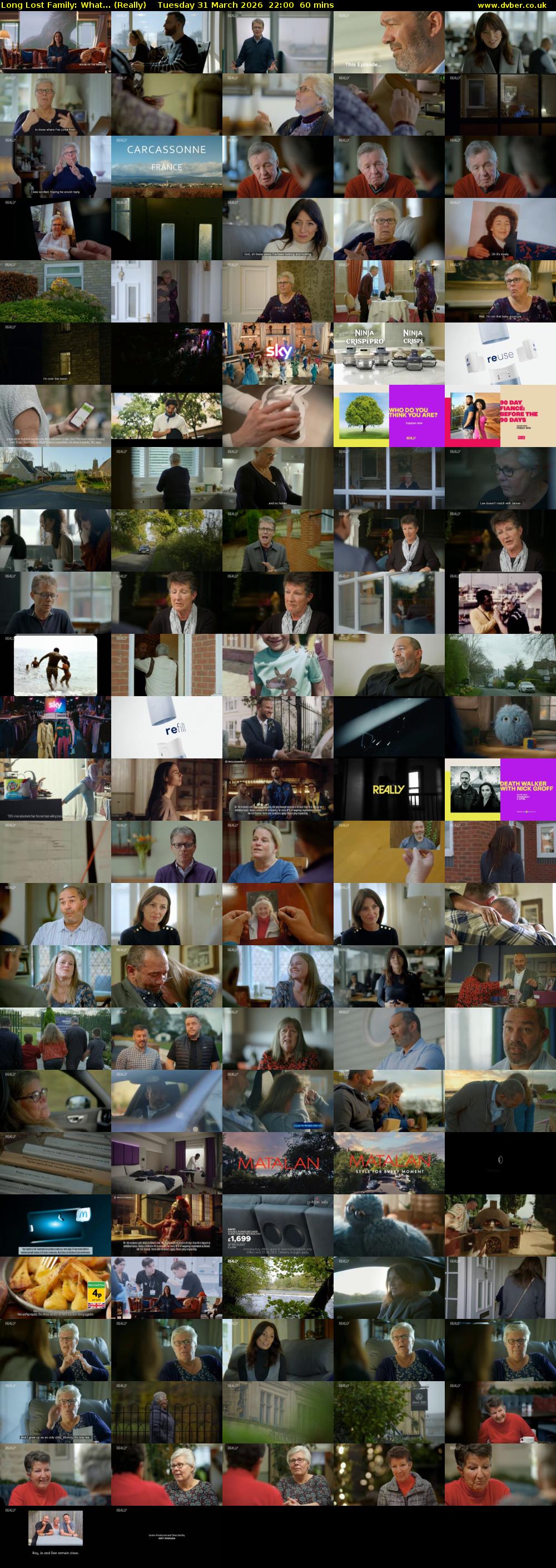 Long Lost Family: What... (Really) Tuesday 31 March 2026 22:00 - 23:00
