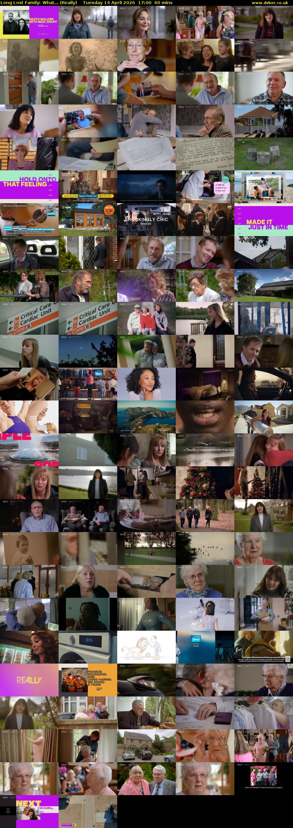 Long Lost Family: What... (Really) Tuesday 14 April 2026 17:00 - 18:00