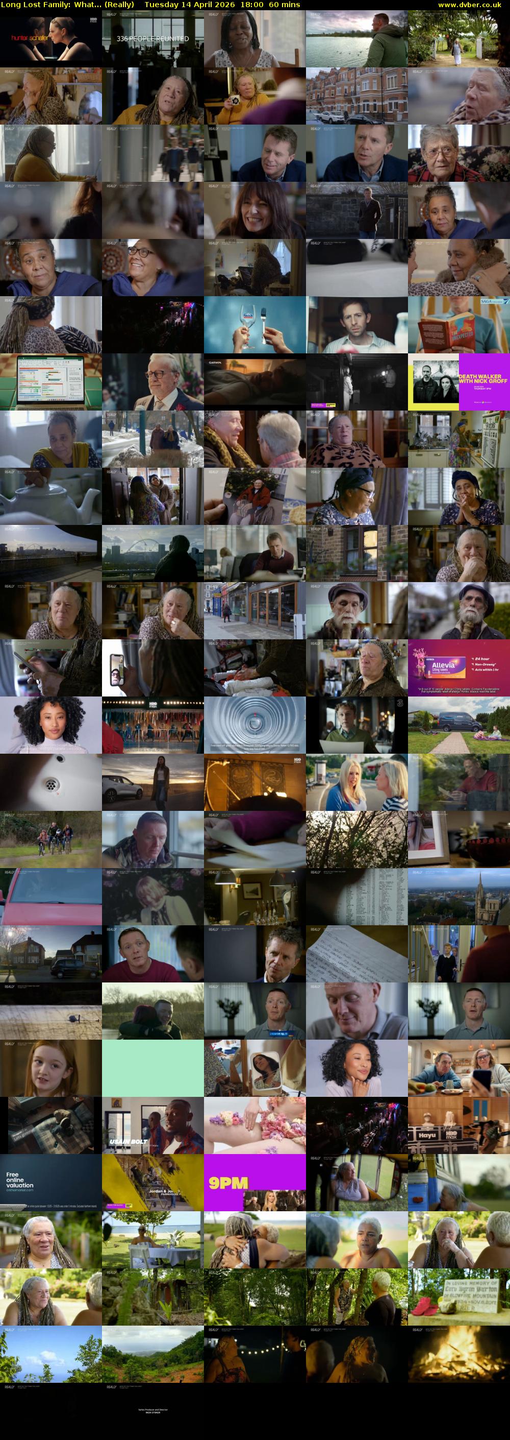 Long Lost Family: What... (Really) Tuesday 14 April 2026 18:00 - 19:00