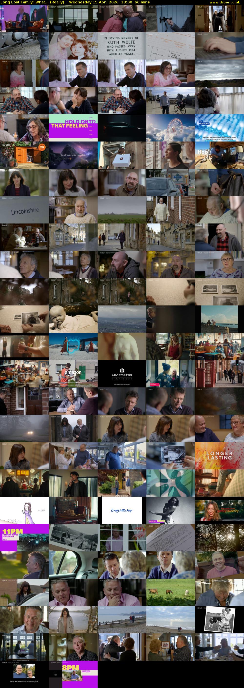 Long Lost Family: What... (Really) Wednesday 15 April 2026 18:00 - 19:00