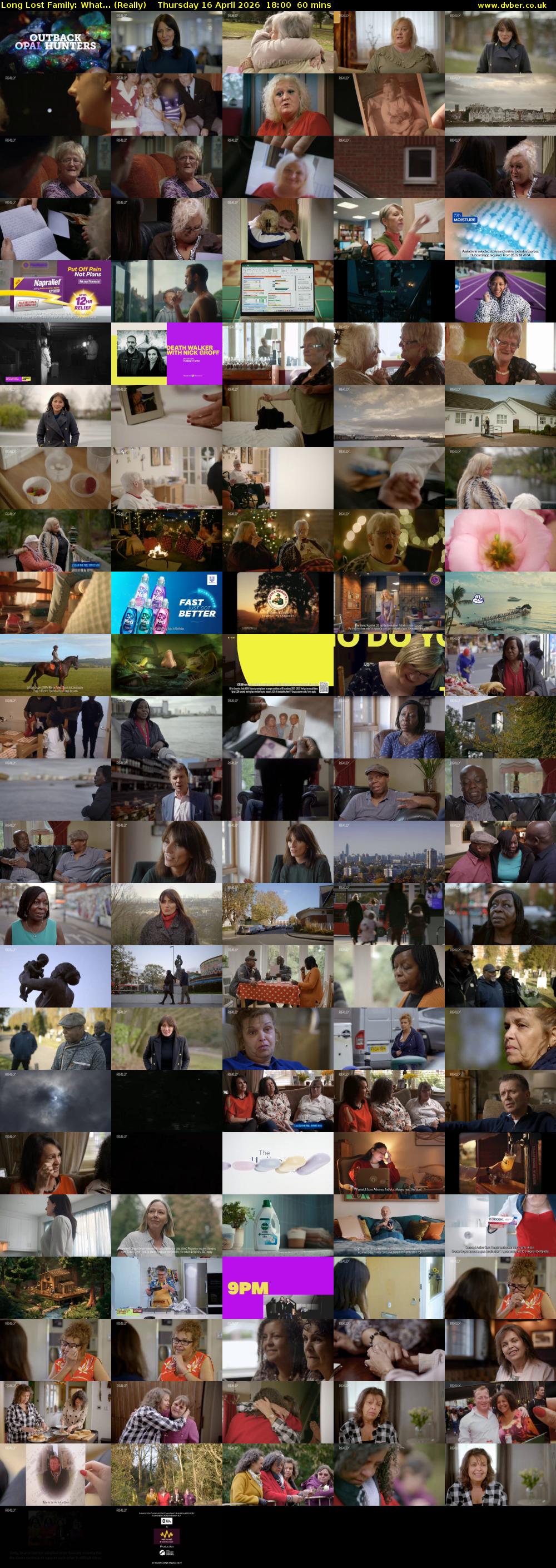 Long Lost Family: What... (Really) Thursday 16 April 2026 18:00 - 19:00