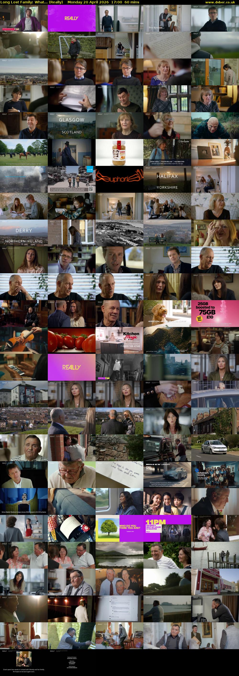 Long Lost Family: What... (Really) Monday 20 April 2026 17:00 - 18:00