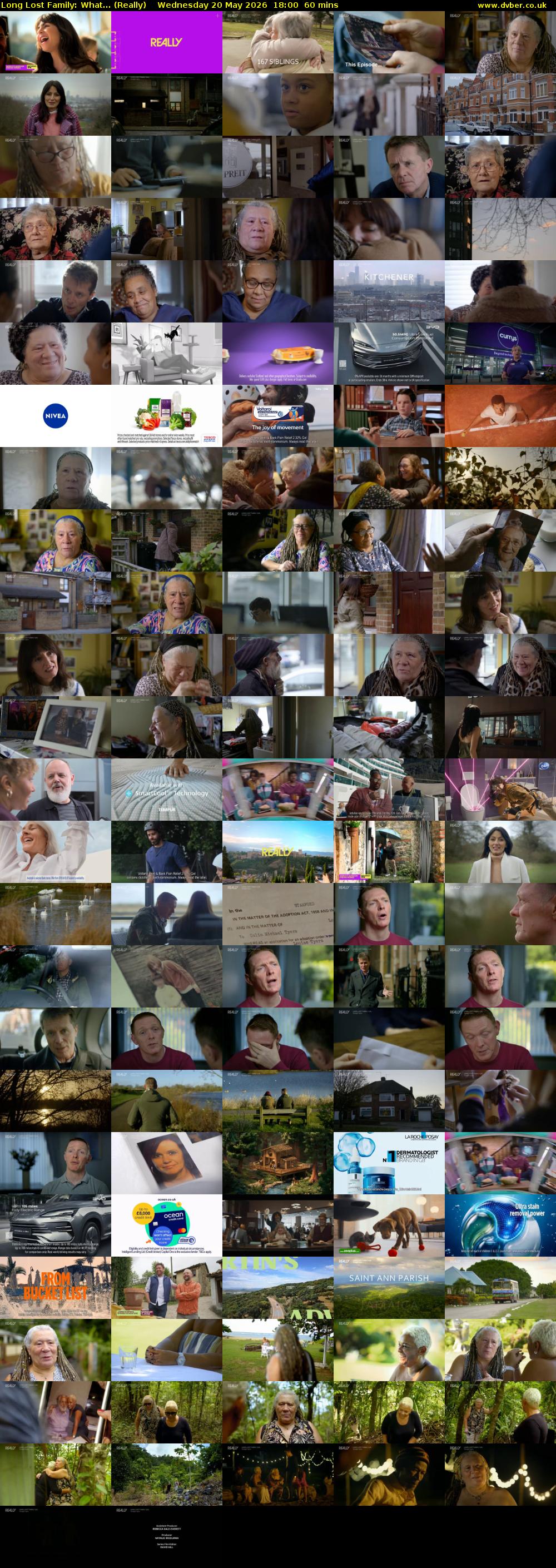Long Lost Family: What... (Really) Wednesday 20 May 2026 18:00 - 19:00