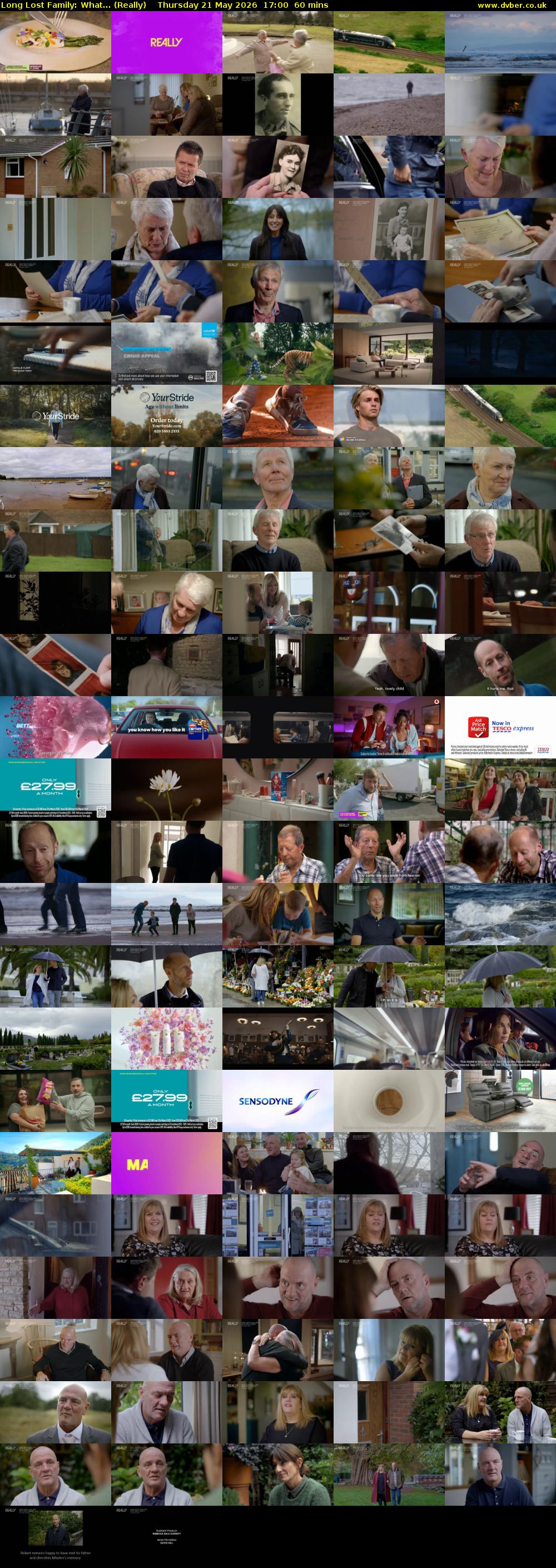Long Lost Family: What... (Really) Thursday 21 May 2026 17:00 - 18:00
