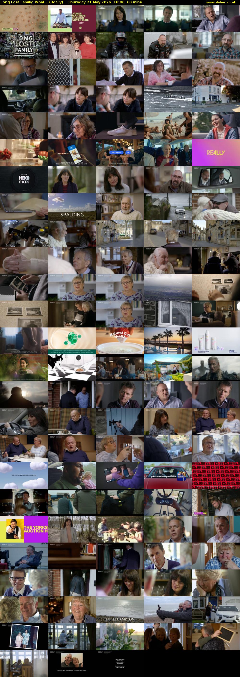 Long Lost Family: What... (Really) Thursday 21 May 2026 18:00 - 19:00