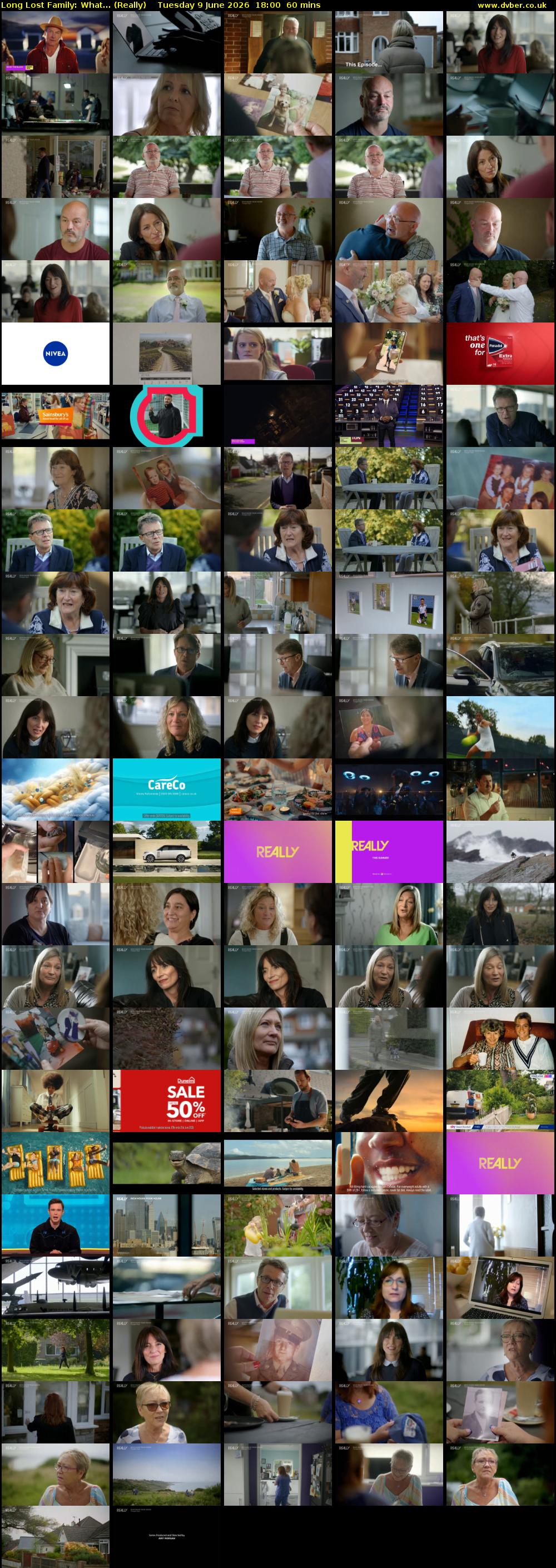Long Lost Family: What... (Really) Tuesday 9 June 2026 18:00 - 19:00