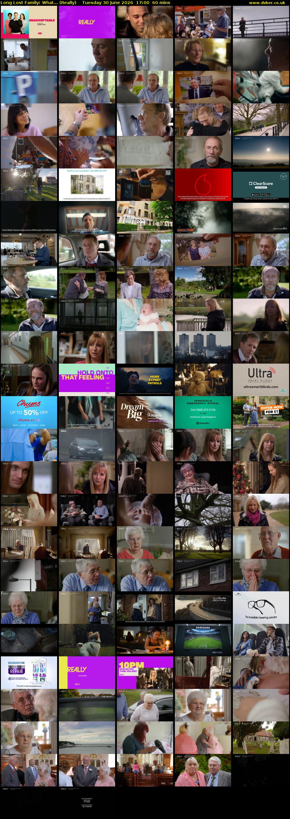Long Lost Family: What... (Really) Tuesday 30 June 2026 17:00 - 18:00