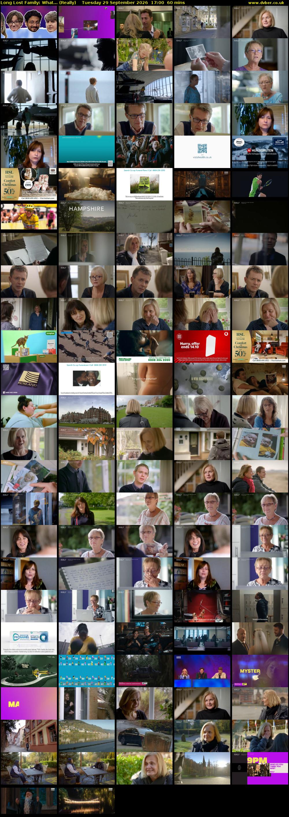 Long Lost Family: What... (Really) Tuesday 29 September 2026 17:00 - 18:00