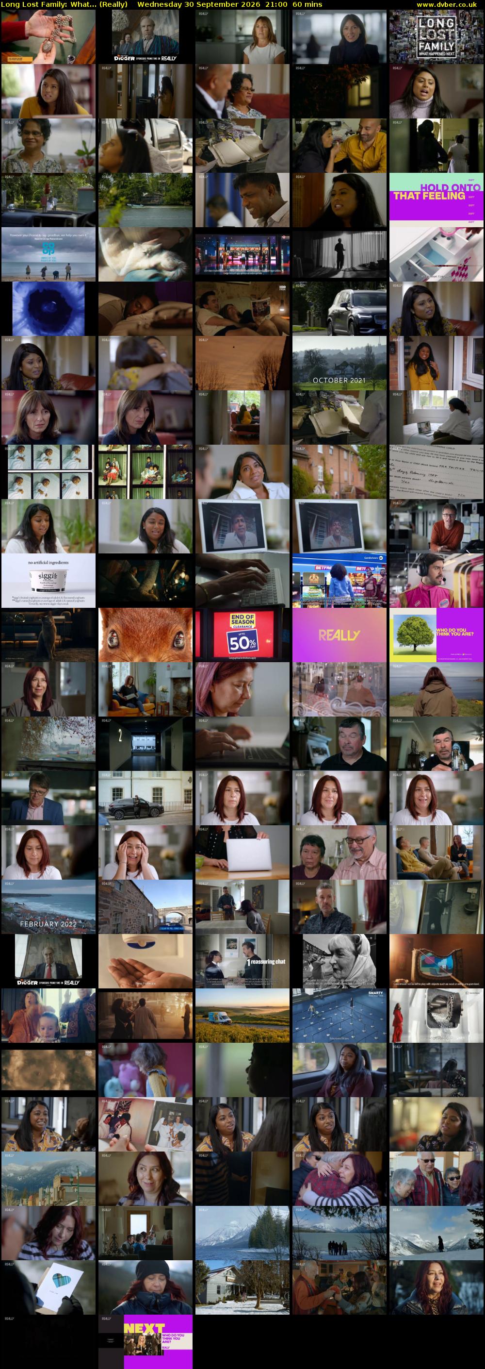 Long Lost Family: What... (Really) Wednesday 30 September 2026 21:00 - 22:00