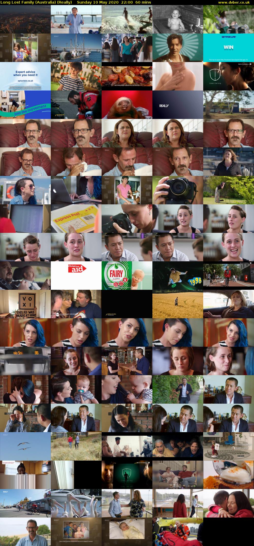 Long Lost Family (Australia) (Really) Sunday 10 May 2020 22:00 - 23:00