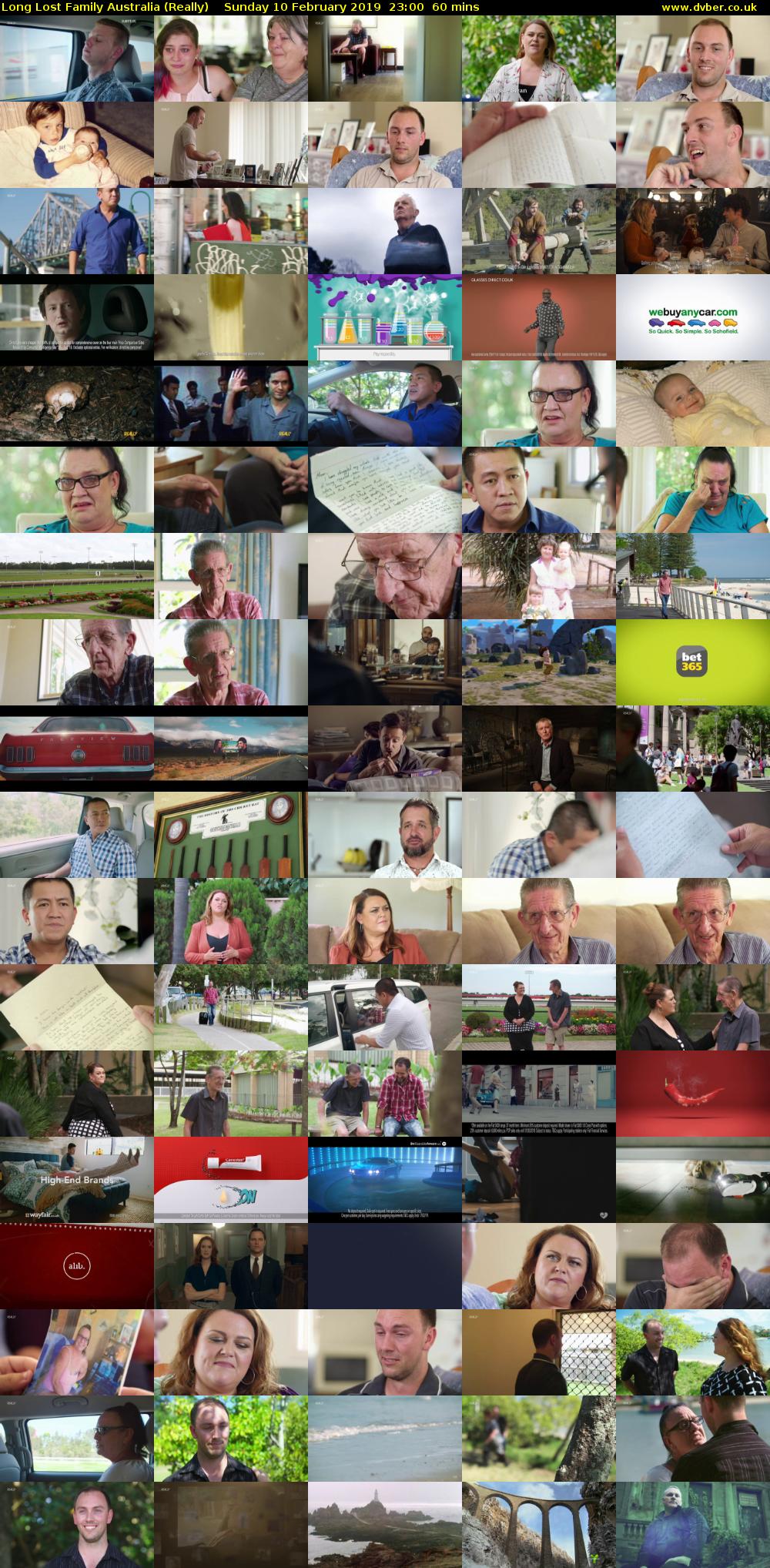 Long Lost Family Australia (Really) Sunday 10 February 2019 23:00 - 00:00