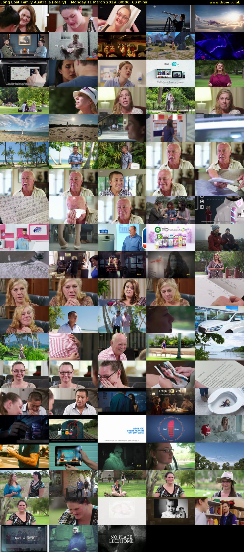 Long Lost Family Australia (Really) Monday 11 March 2019 00:00 - 01:00