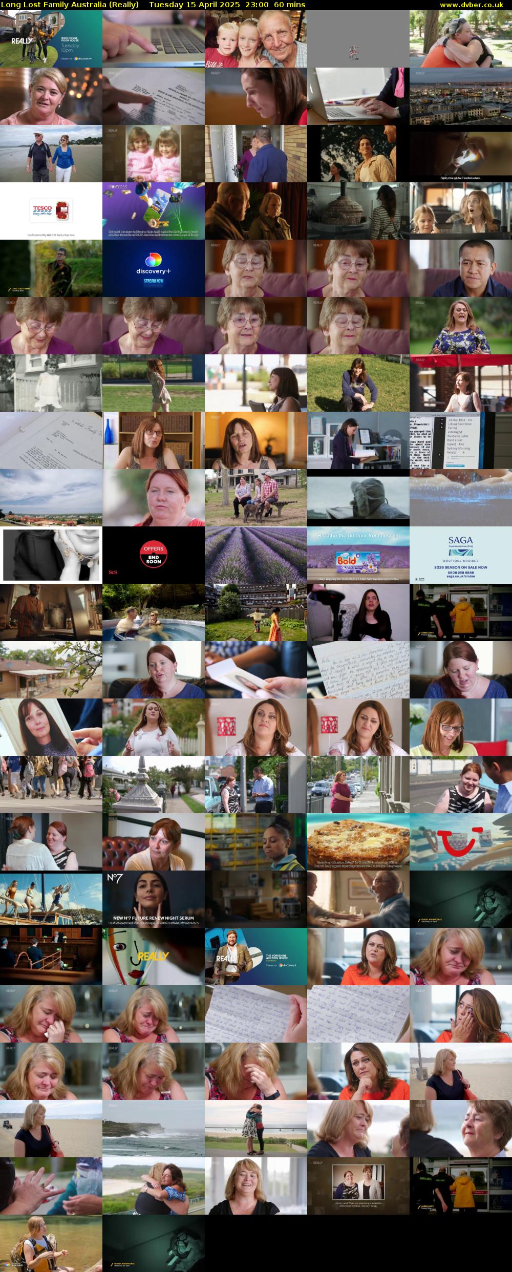 Long Lost Family Australia (Really) Tuesday 15 April 2025 23:00 - 00:00