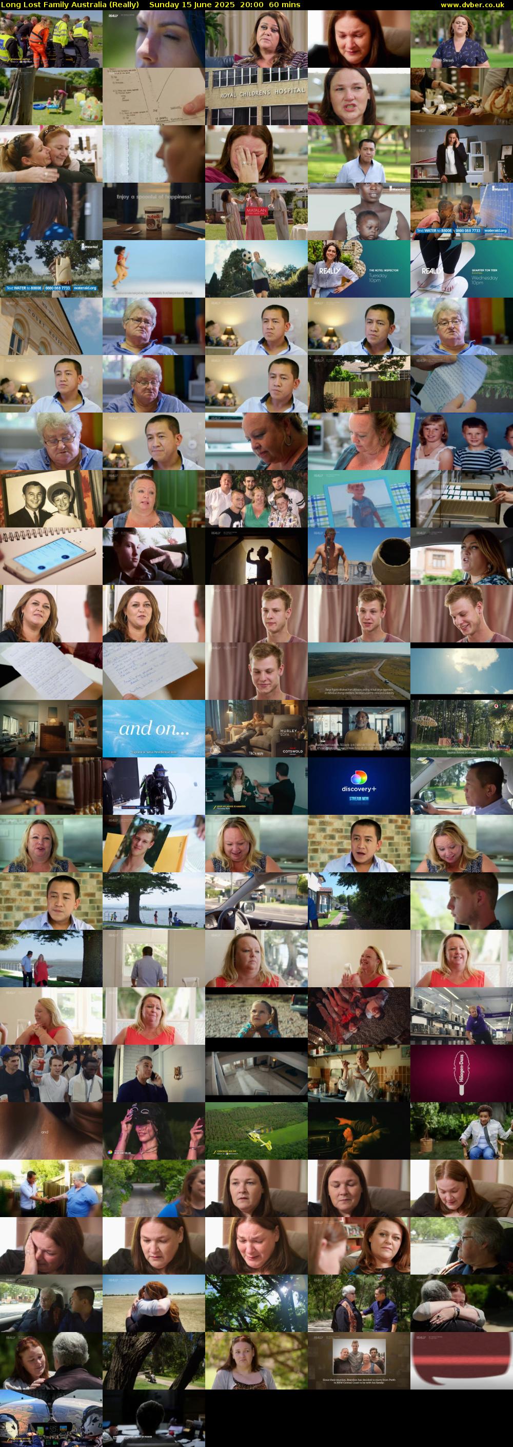 Long Lost Family Australia (Really) Sunday 15 June 2025 20:00 - 21:00