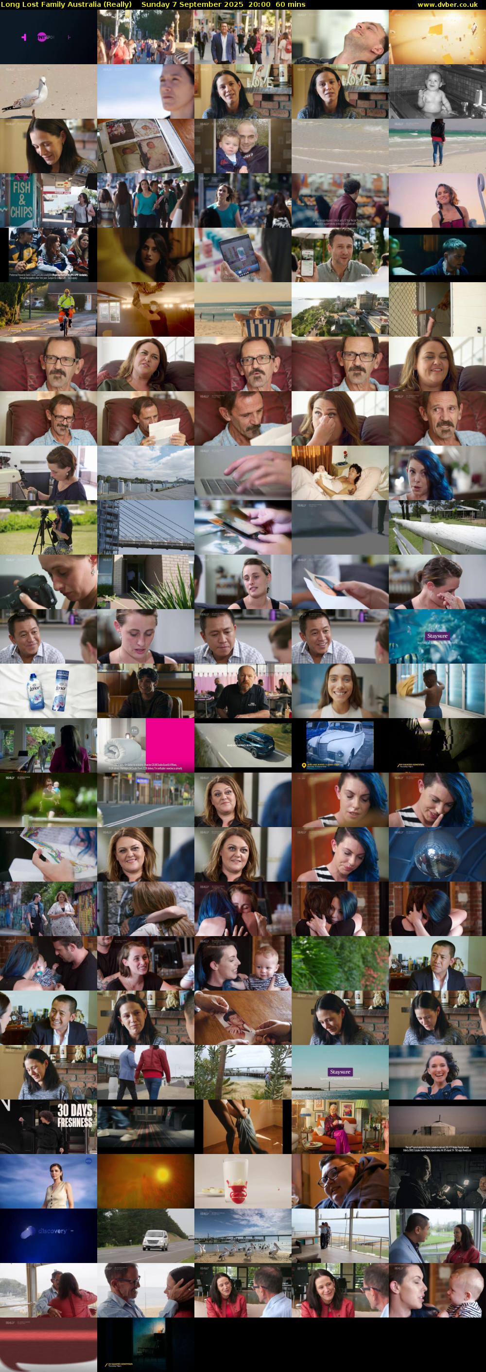 Long Lost Family Australia (Really) Sunday 7 September 2025 20:00 - 21:00