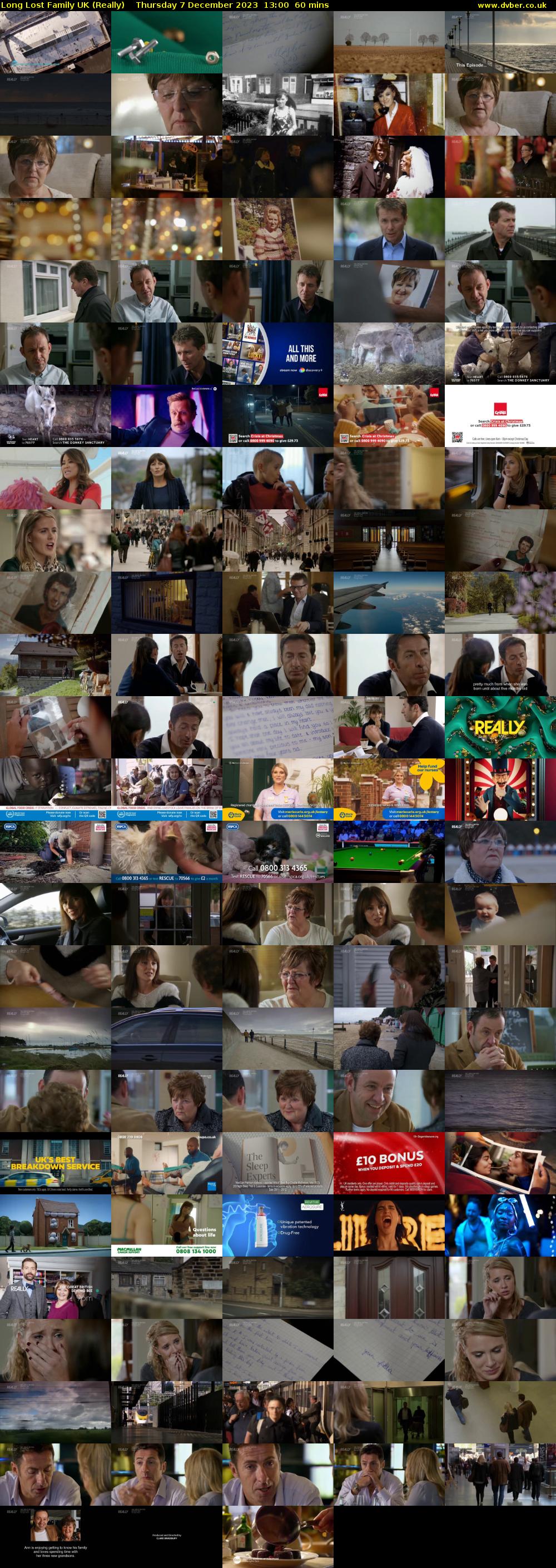 Long Lost Family UK (Really) Thursday 7 December 2023 13:00 - 14:00