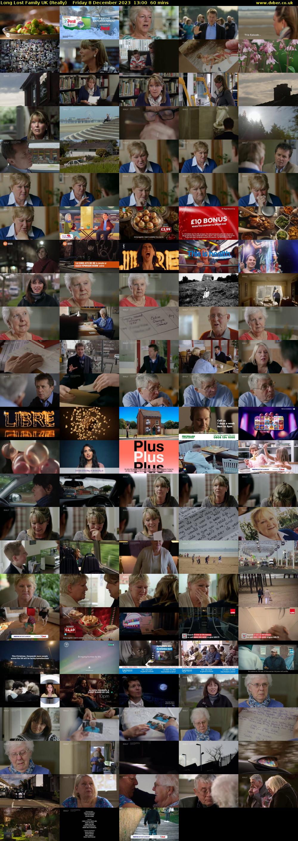 Long Lost Family UK (Really) Friday 8 December 2023 13:00 - 14:00