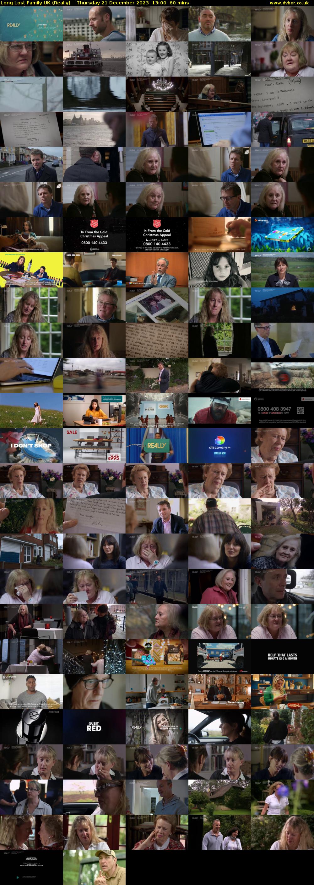 Long Lost Family UK (Really) Thursday 21 December 2023 13:00 - 14:00