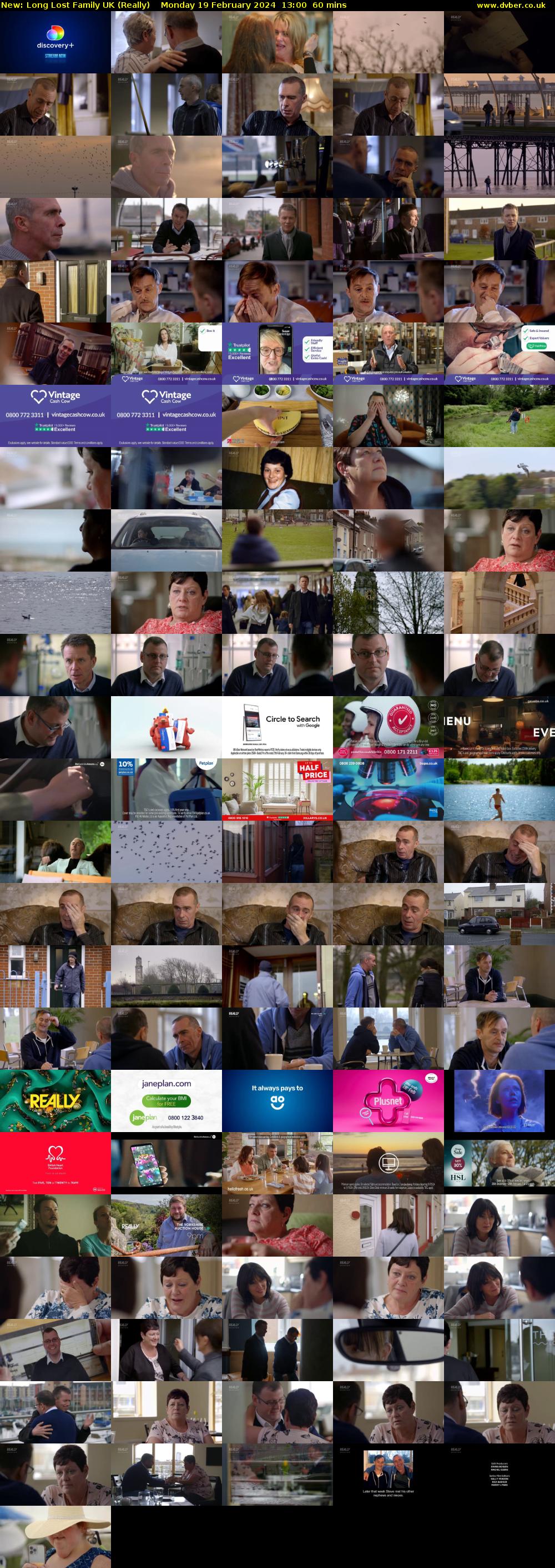 Long Lost Family UK (Really) Monday 19 February 2024 13:00 - 14:00
