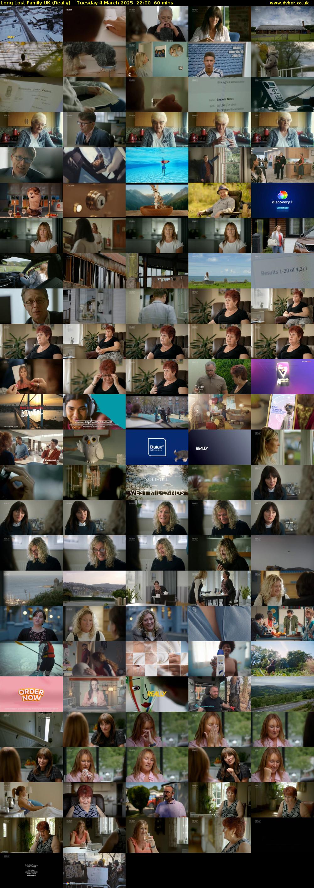Long Lost Family UK (Really) Tuesday 4 March 2025 22:00 - 23:00