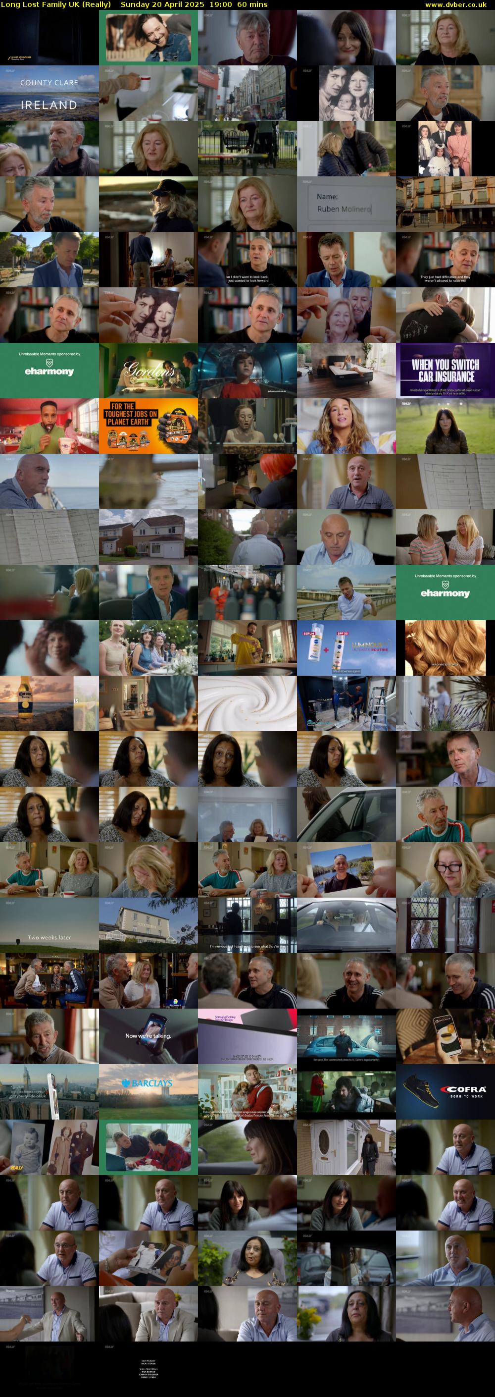 Long Lost Family UK (Really) Sunday 20 April 2025 19:00 - 20:00