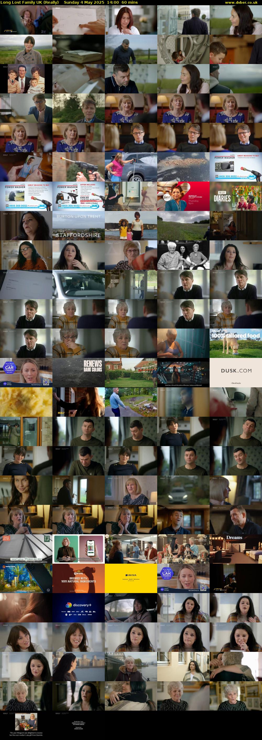 Long Lost Family UK (Really) Sunday 4 May 2025 14:00 - 15:00