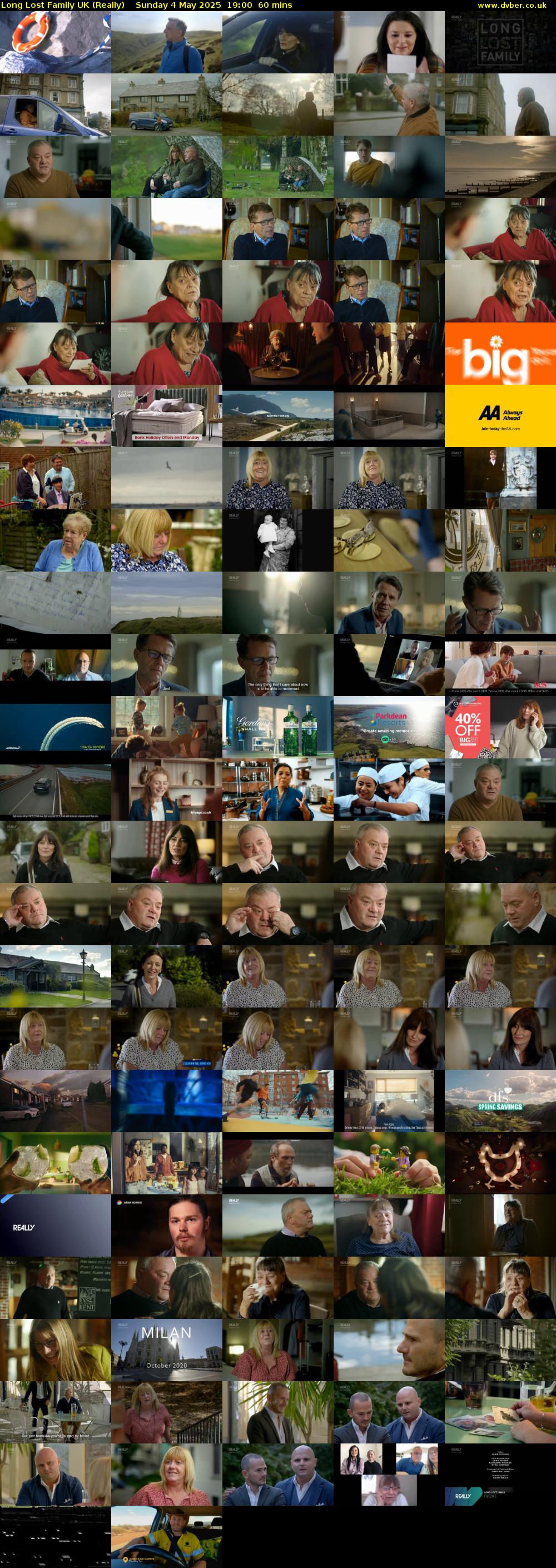 Long Lost Family UK (Really) Sunday 4 May 2025 19:00 - 20:00