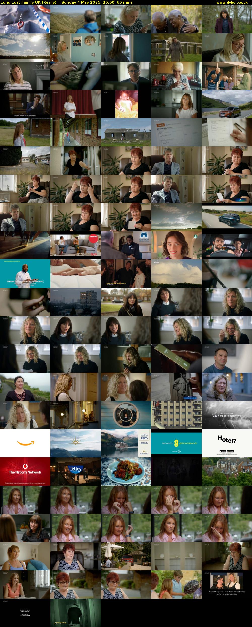 Long Lost Family UK (Really) Sunday 4 May 2025 20:00 - 21:00