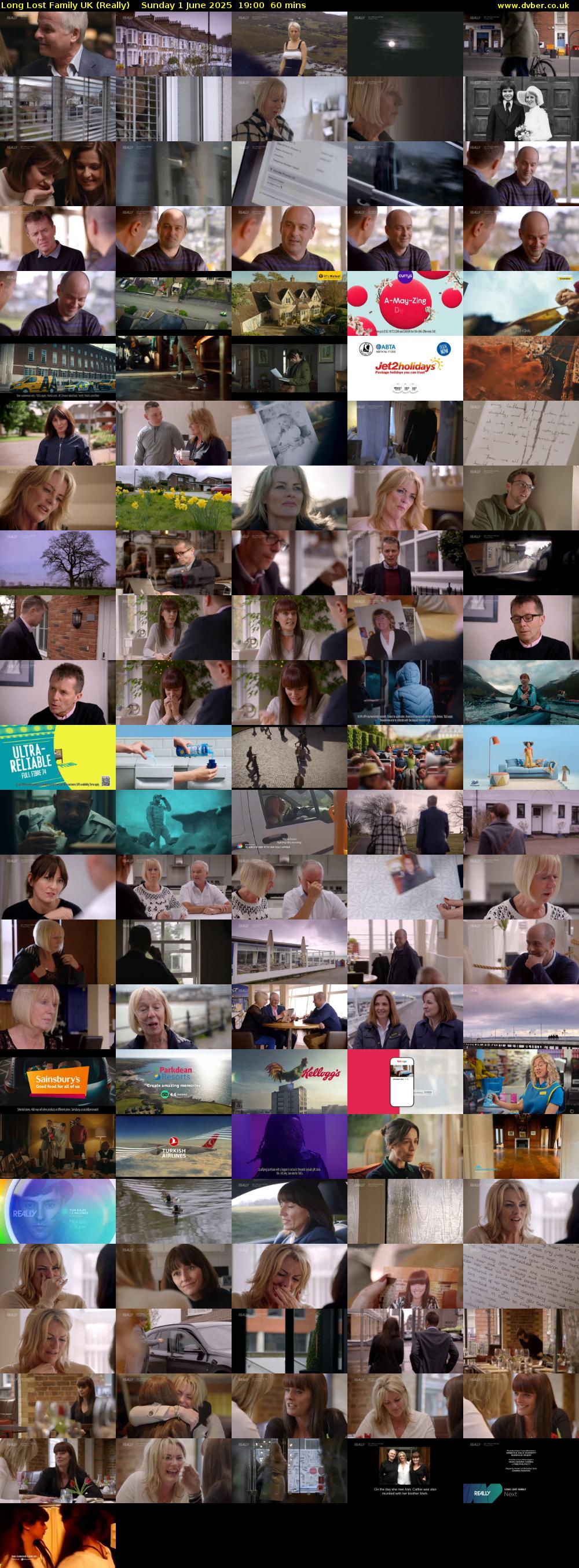 Long Lost Family UK (Really) Sunday 1 June 2025 19:00 - 20:00