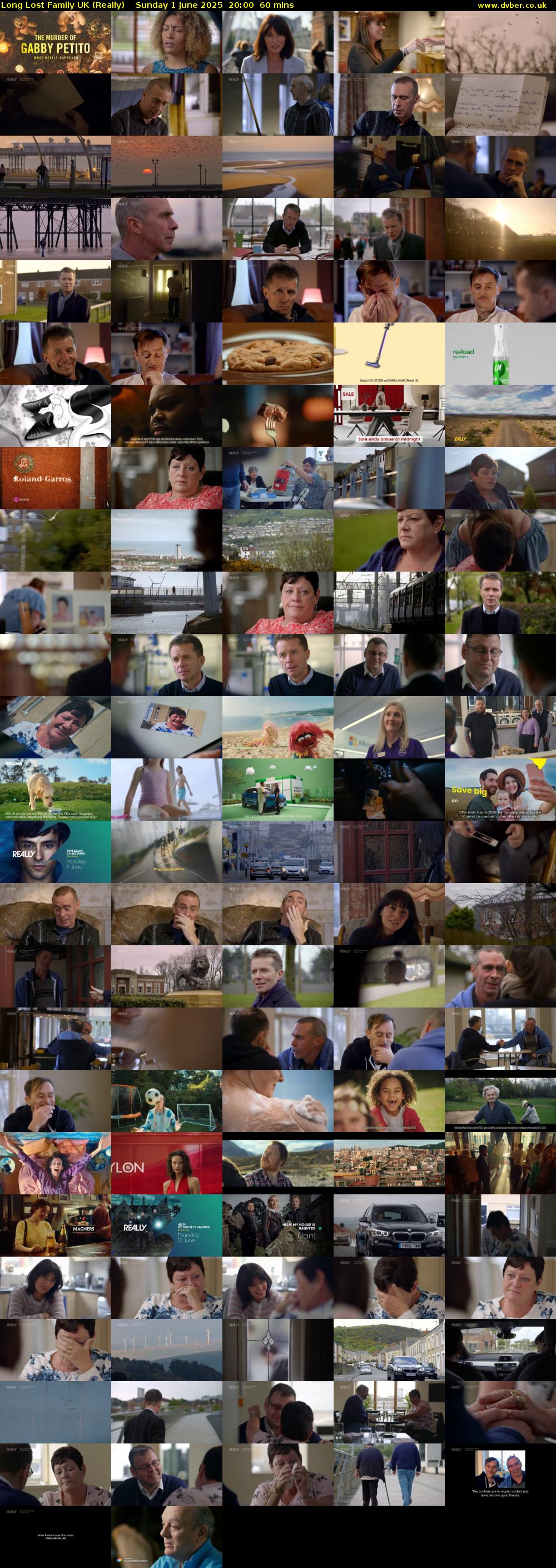 Long Lost Family UK (Really) Sunday 1 June 2025 20:00 - 21:00
