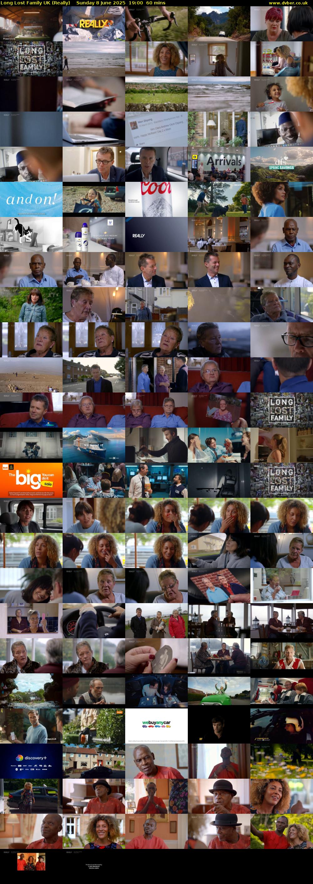 Long Lost Family UK (Really) Sunday 8 June 2025 19:00 - 20:00