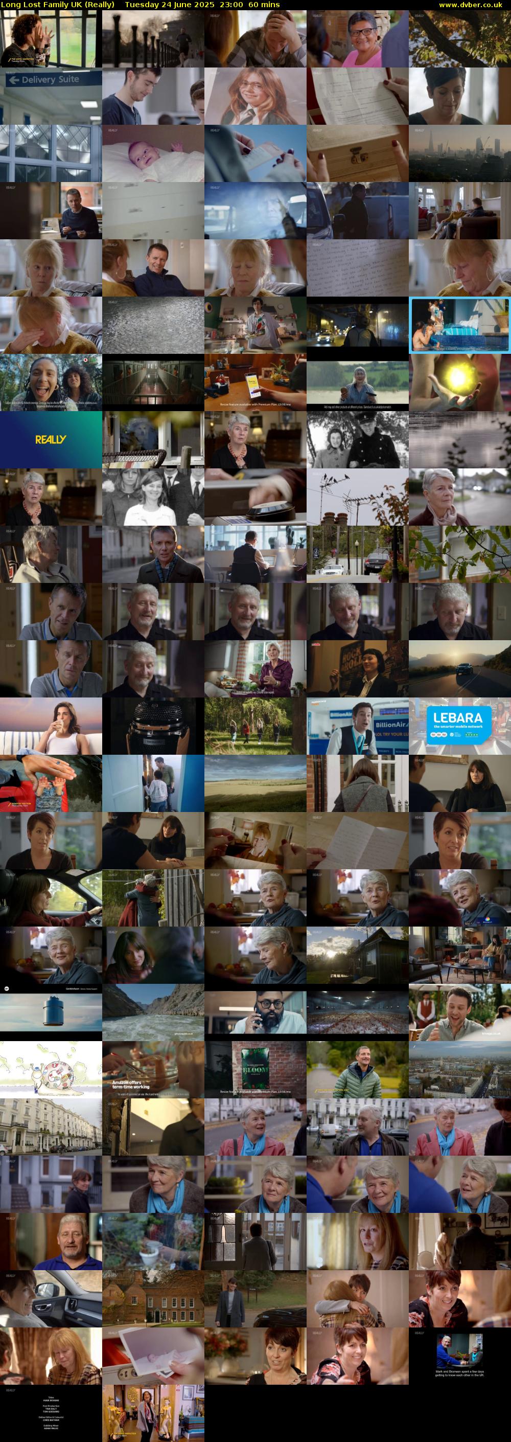 Long Lost Family UK (Really) Tuesday 24 June 2025 23:00 - 00:00