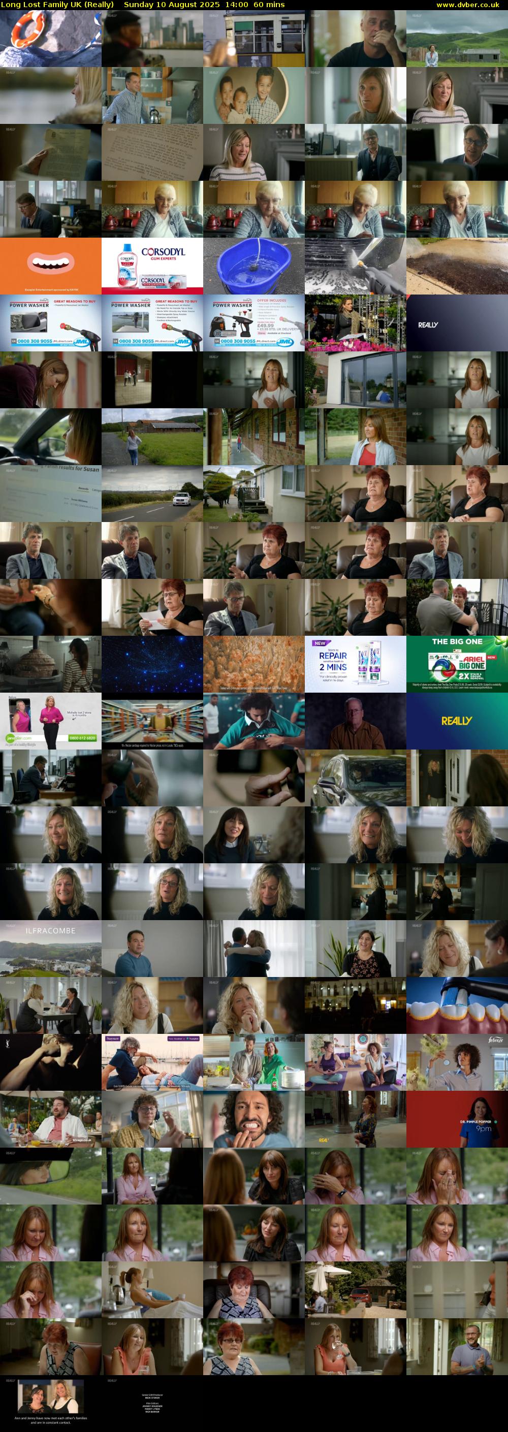 Long Lost Family UK (Really) Sunday 10 August 2025 14:00 - 15:00