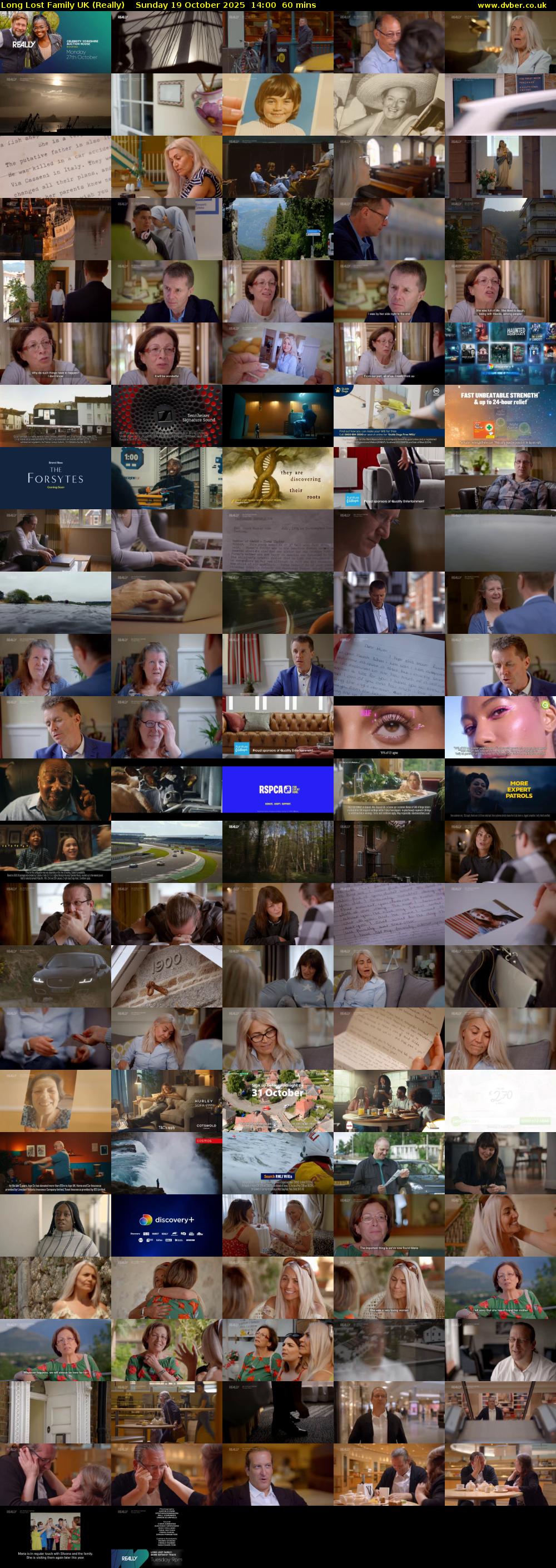 Long Lost Family UK (Really) Sunday 19 October 2025 14:00 - 15:00