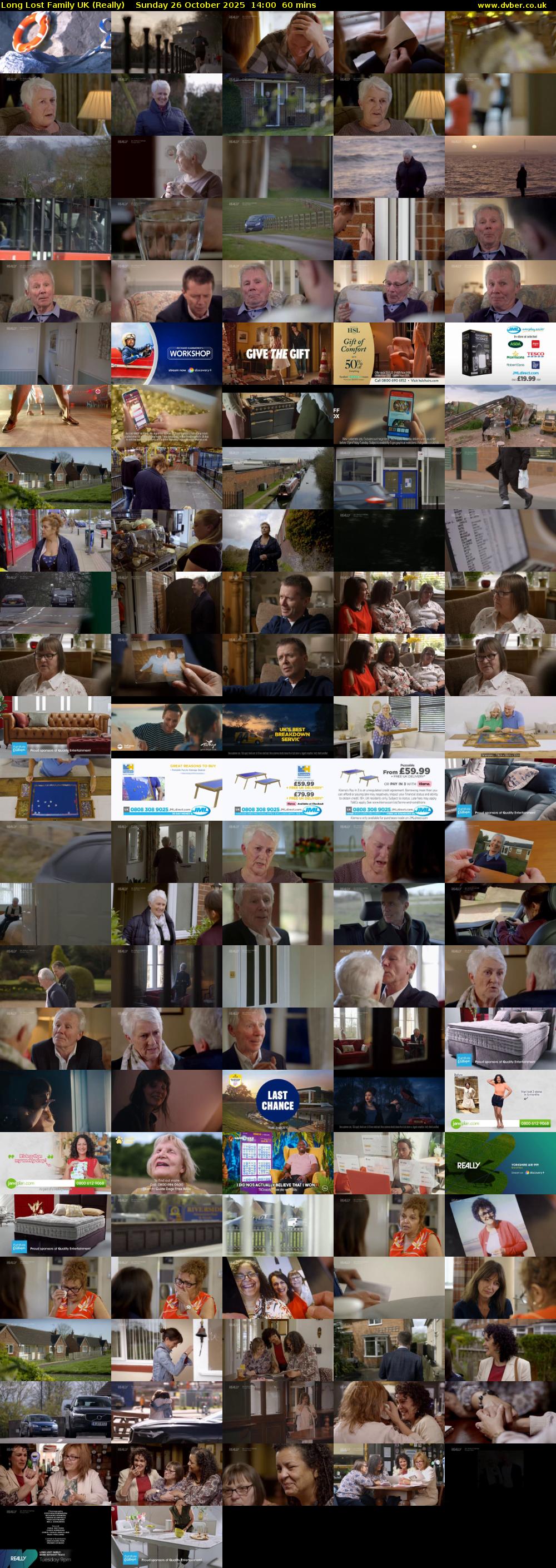 Long Lost Family UK (Really) Sunday 26 October 2025 14:00 - 15:00