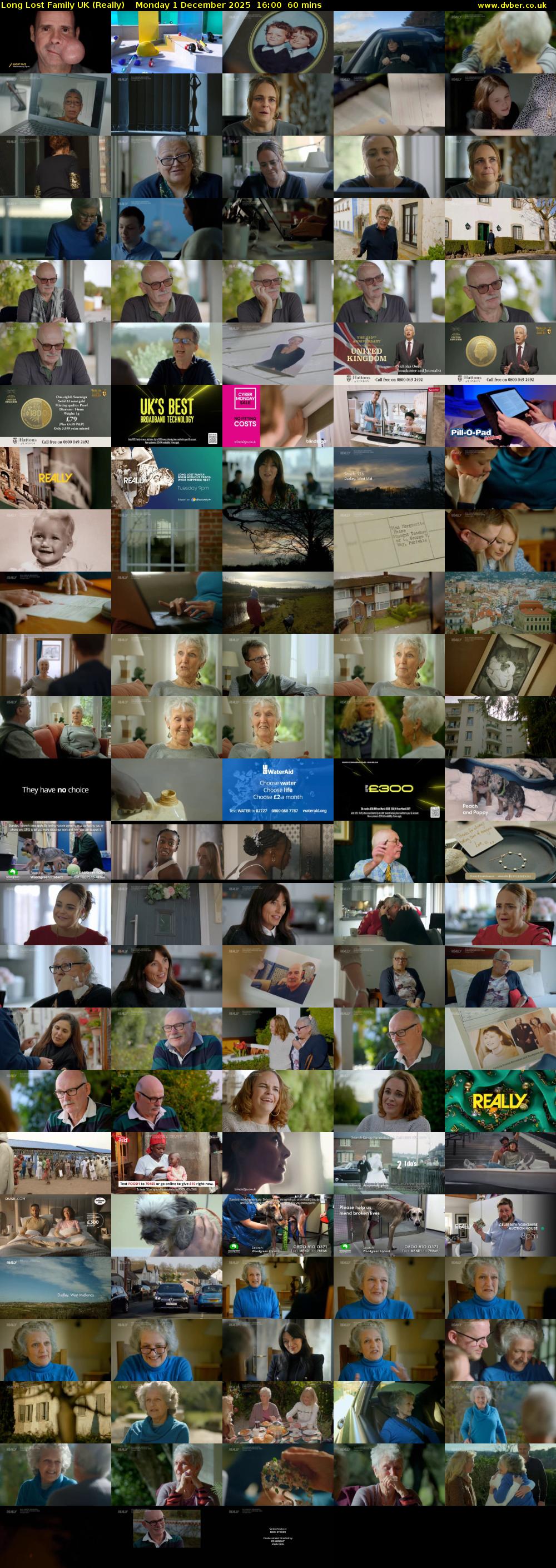 Long Lost Family UK (Really) Monday 1 December 2025 16:00 - 17:00