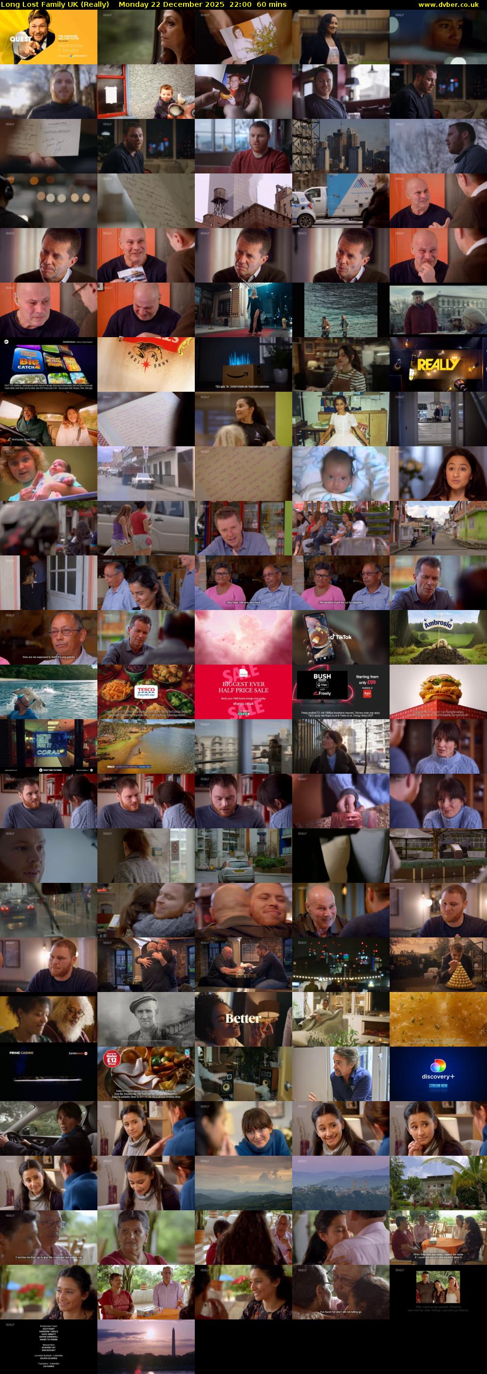 Long Lost Family UK (Really) Monday 22 December 2025 22:00 - 23:00