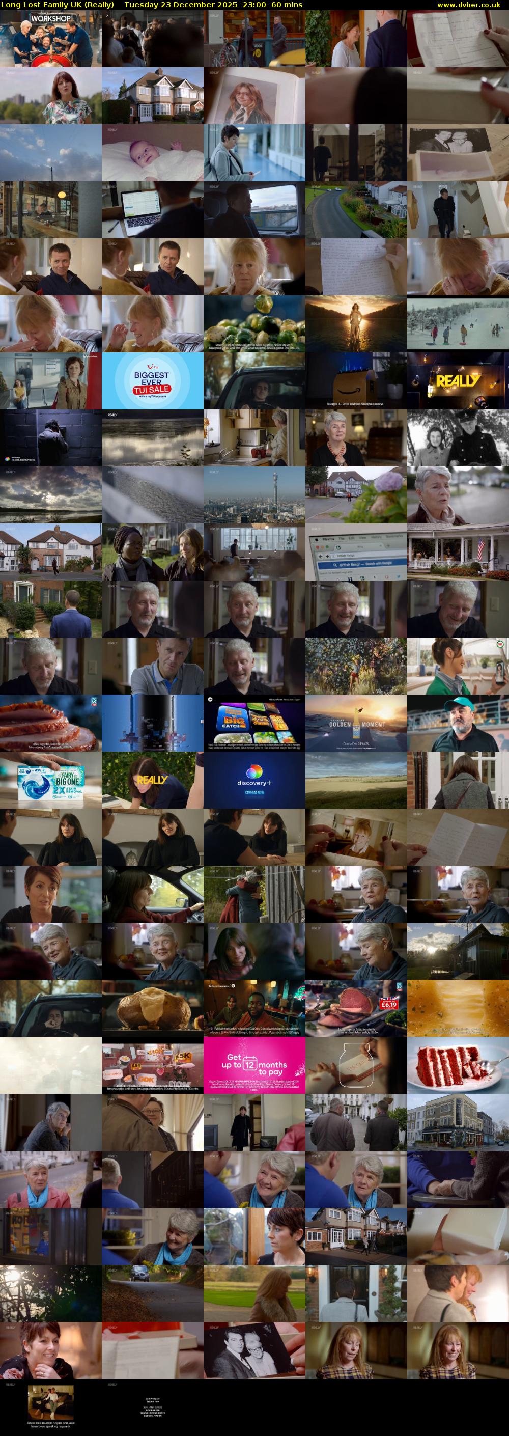 Long Lost Family UK (Really) Tuesday 23 December 2025 23:00 - 00:00
