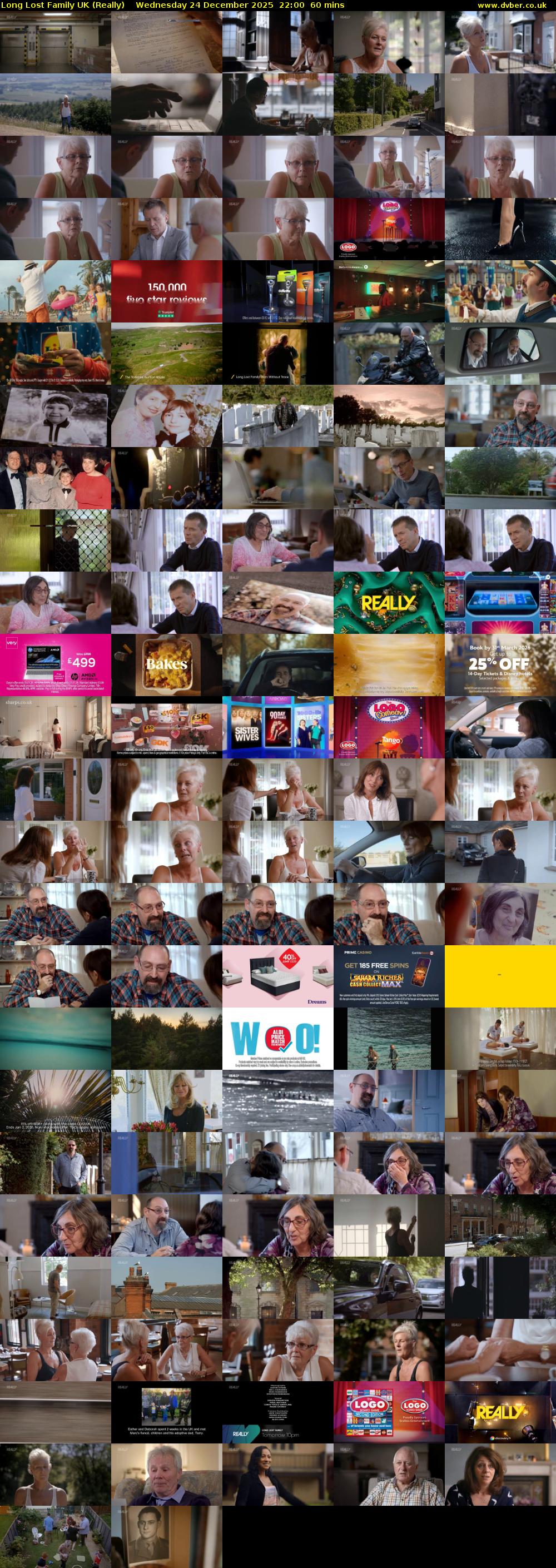 Long Lost Family UK (Really) Wednesday 24 December 2025 22:00 - 23:00