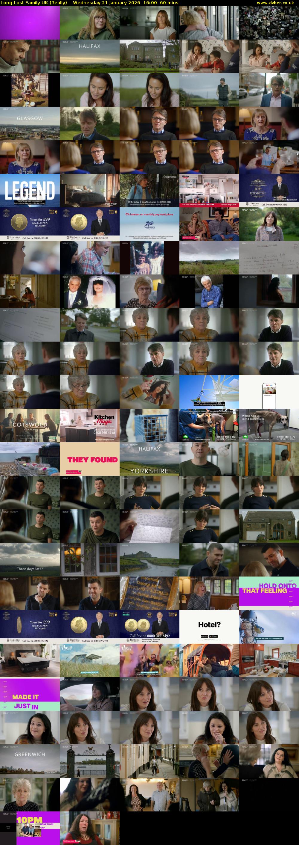 Long Lost Family UK (Really) Wednesday 21 January 2026 16:00 - 17:00