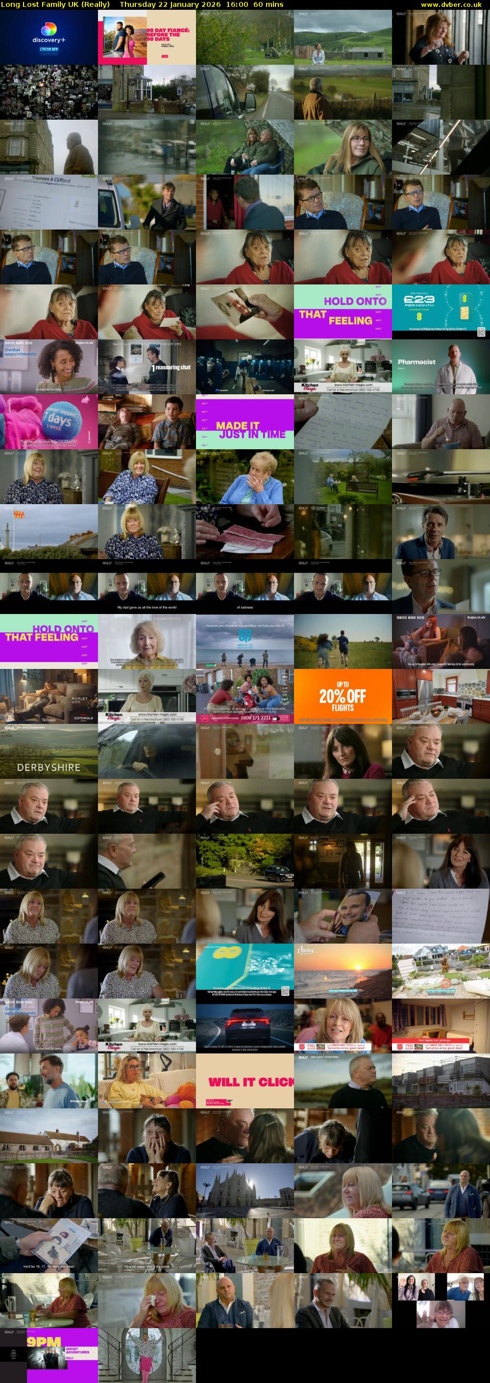 Long Lost Family UK (Really) Thursday 22 January 2026 16:00 - 17:00