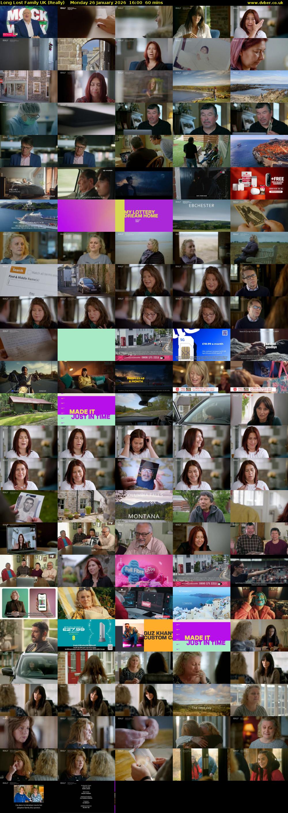 Long Lost Family UK (Really) Monday 26 January 2026 16:00 - 17:00