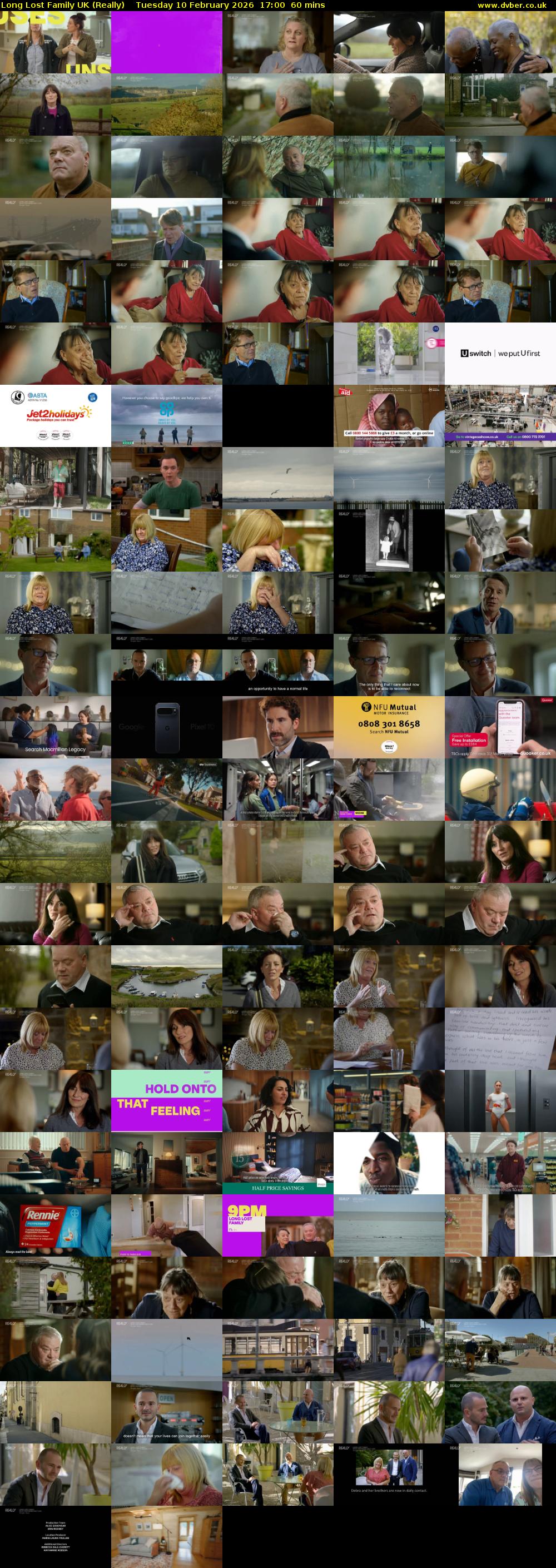 Long Lost Family UK (Really) Tuesday 10 February 2026 17:00 - 18:00