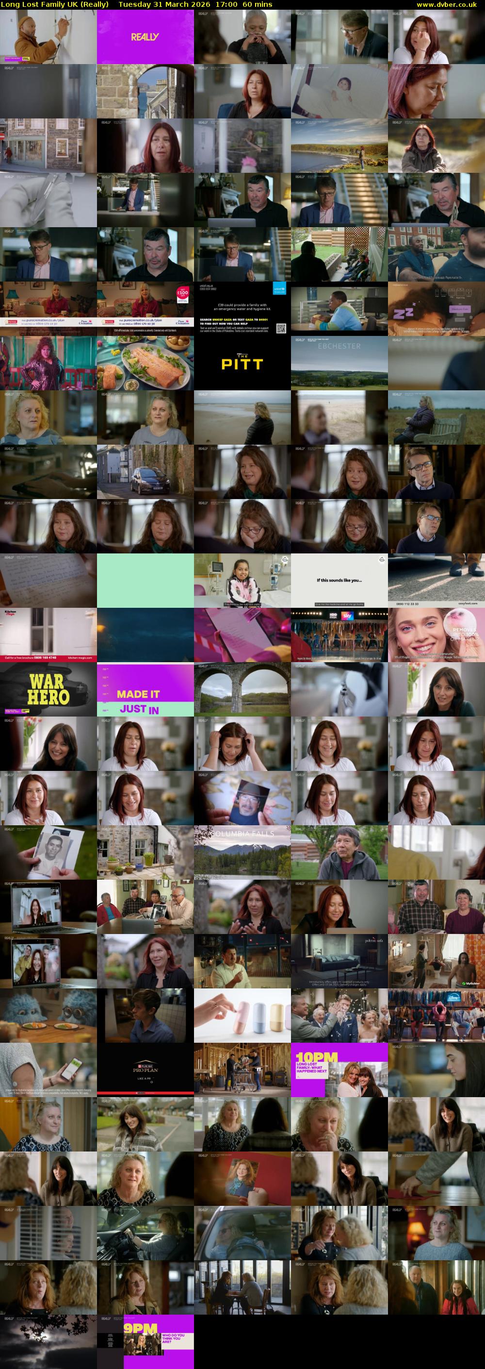 Long Lost Family UK (Really) Tuesday 31 March 2026 17:00 - 18:00