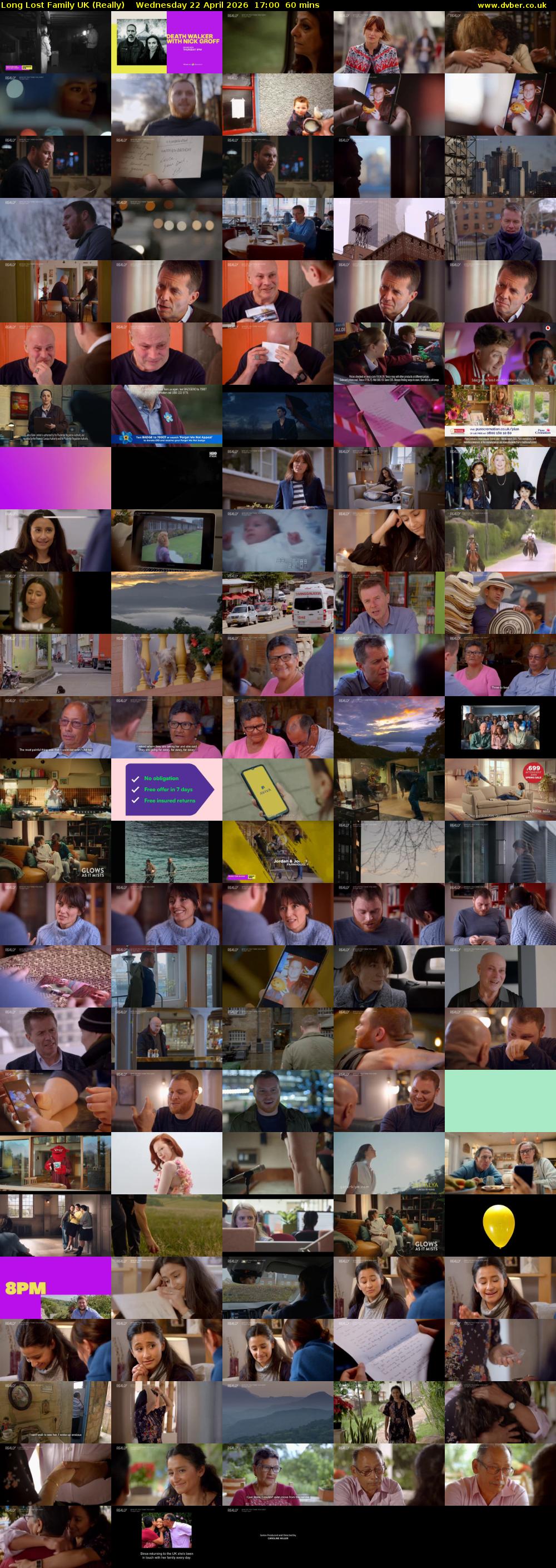 Long Lost Family UK (Really) Wednesday 22 April 2026 17:00 - 18:00