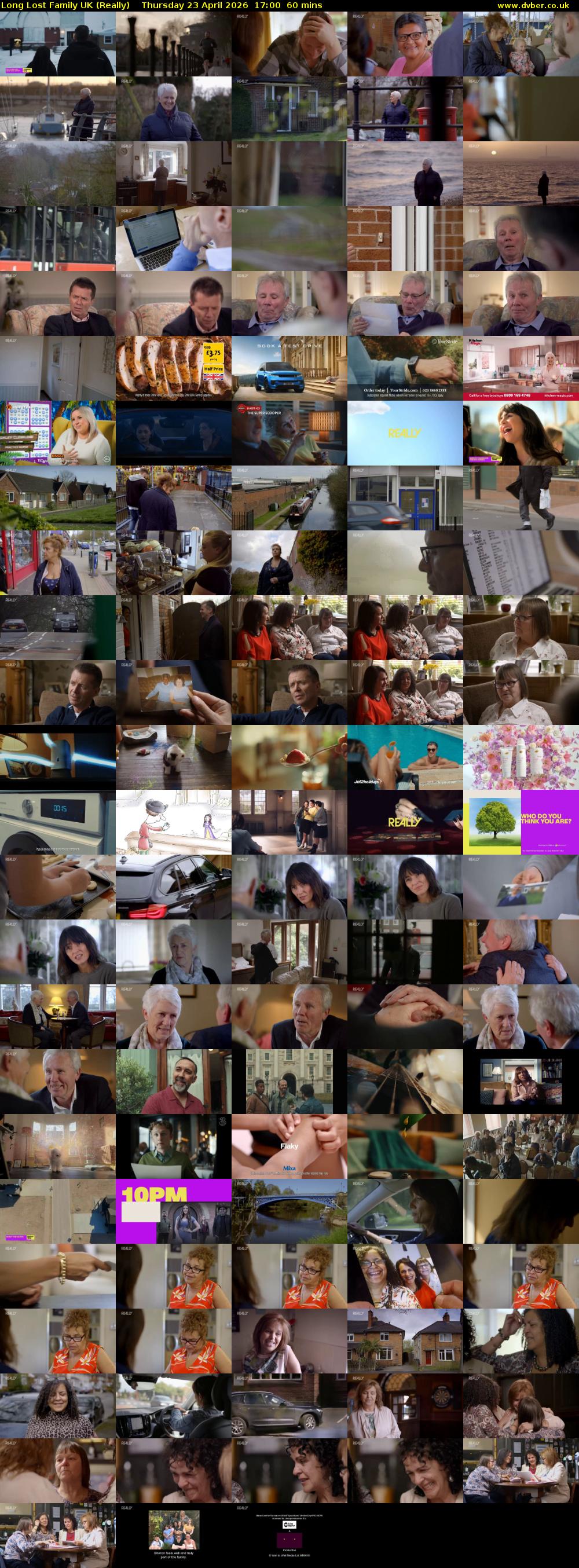 Long Lost Family UK (Really) Thursday 23 April 2026 17:00 - 18:00